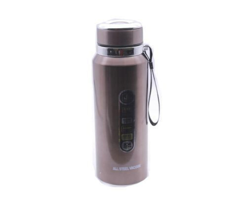 1100ml Portable Stainless Steel Vacuum Tea Thermos Flask, Brown. Jk Imaging