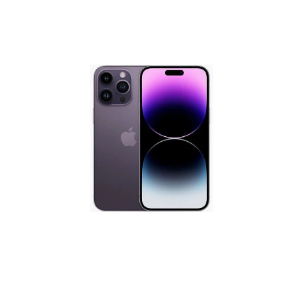 Apple iPhone 14 Pro Max (Dual SIM), 1TB ROM, 6GB RAM, 6.7" Super Retina XDR Display, 5G, 48MP Triple Rear Camera + 12MP Front Camera, Face ID – Deep Purple