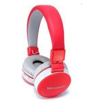 Bluetooth Wireless Headphones For PC And Smartphones - Red,White. 1045133 - Generic