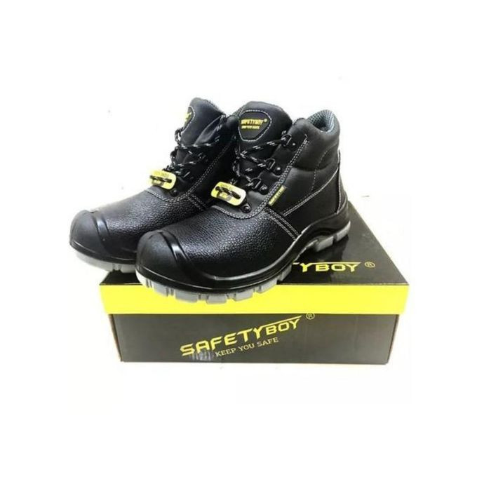 Boots Steel Toe With Strong Body - Black