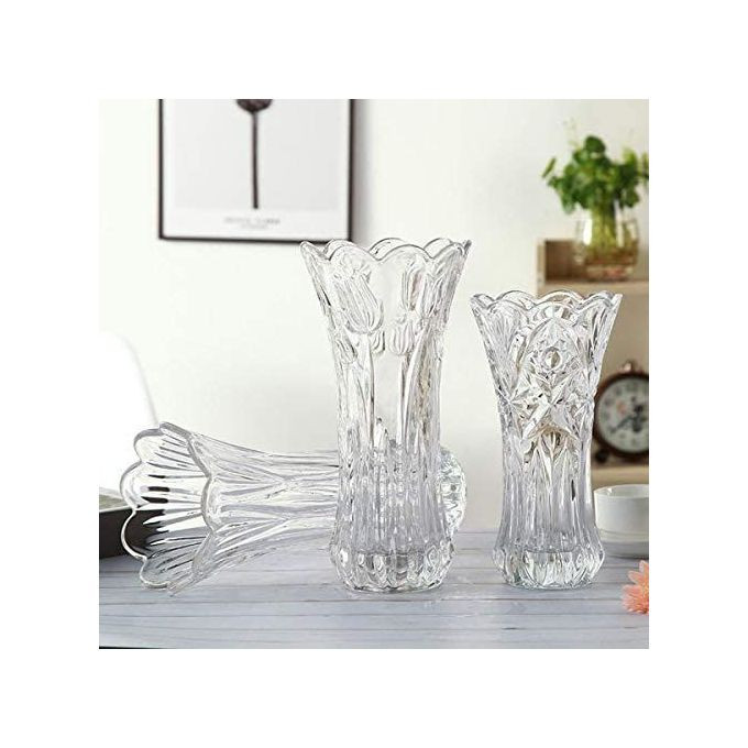 , Clear Flower Vase , Center Piece
