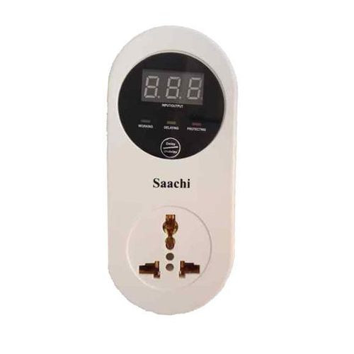 Automatic Voltage Protector For Guarding Appliances Against Electric Surges-White