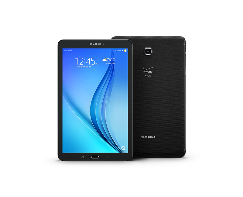Samsung Galaxy Tab E 16gb Black Verizon WiFi + 4gLTE SM-T377VZKA