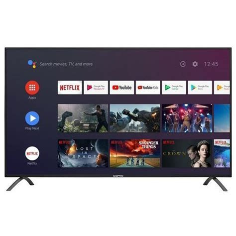 SMARTEC 58 INCH SMART, A++ TV + Digital (T2/ S2) + Android + UHD 4K