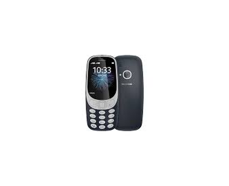 Nokia 3310 Dual SIM Feature Phone with MP3 Player, Wireless FM Radio and Rear Camera, Dark Blue