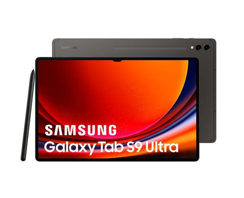 Samsung Galaxy Tab S9 Ultra, 14.6" WQXGA+ Dynamic AMOLED 2X Display, 12GB RAM, 256GB ROM, Wi-Fi + 5G, 13MP + 8MP Dual Rear Camera, 12MP Front, S Pen – Graphite