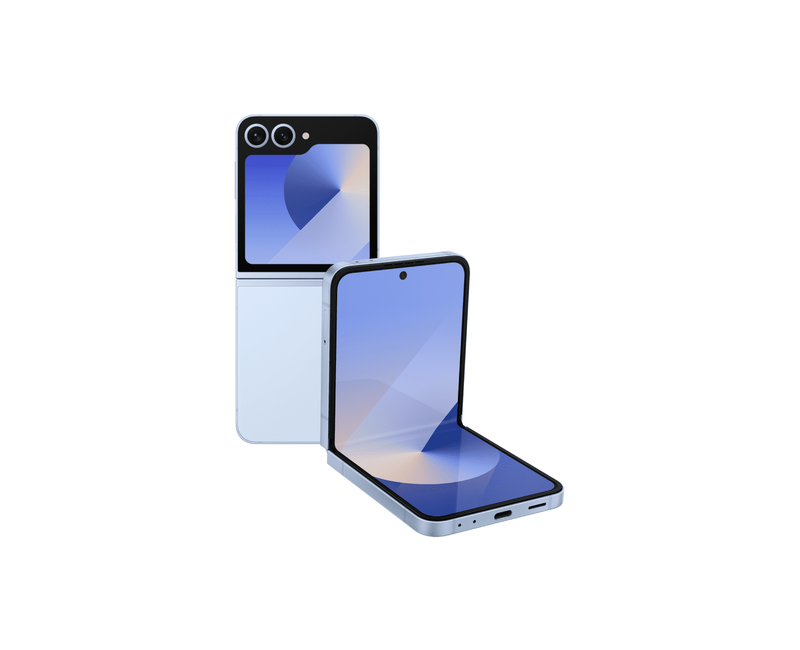 Samsung Galaxy Z Flip 6, 6.7" FHD+ AMOLED Foldable Display, 8GB RAM, 256GB ROM, 5G, 12MP Dual Rear Camera, 10MP Front Camera, Dual SIM – Bora Purple