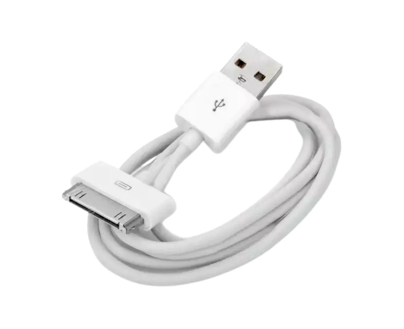 Charger USB Data Cable Compatible With Iphone/Ipad/Ipod White