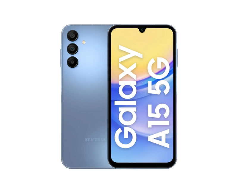 Samsung Galaxy A15 4G, 6.5" Super AMOLED Display, 4GB RAM, 128GB ROM, 4G LTE, 50MP Triple Rear Camera, 13MP Front Camera, Dual SIM – Navy Blue