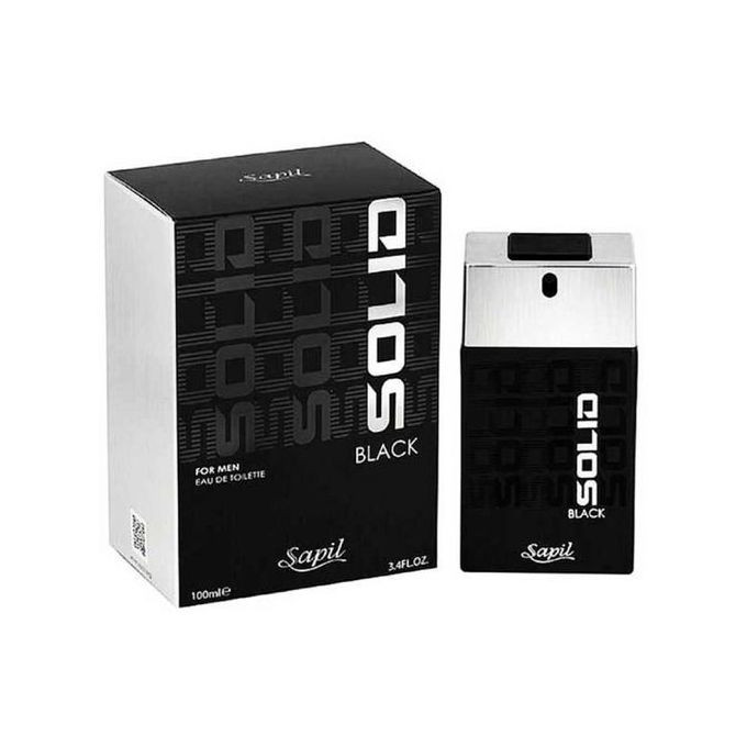 Sapil Solid Black Perfume For Men 100ml