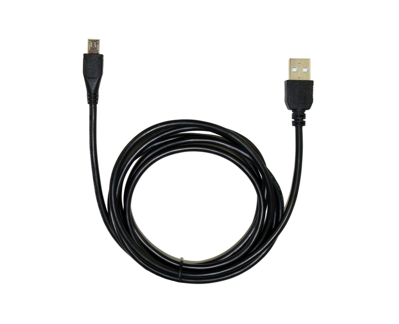 Ultra Long Reinforced Micro USB Charging Cable - Black