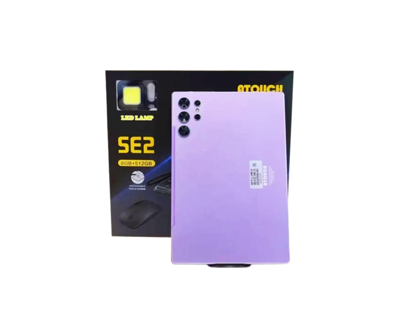 SE2 10" Android Tablet 8GB RAM 512GB ROM FHD 2K Display 8000mAh Dual SIM - Multicolor