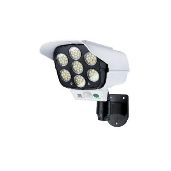 Solar Light Motion Sensor Security Dummy Camera - White