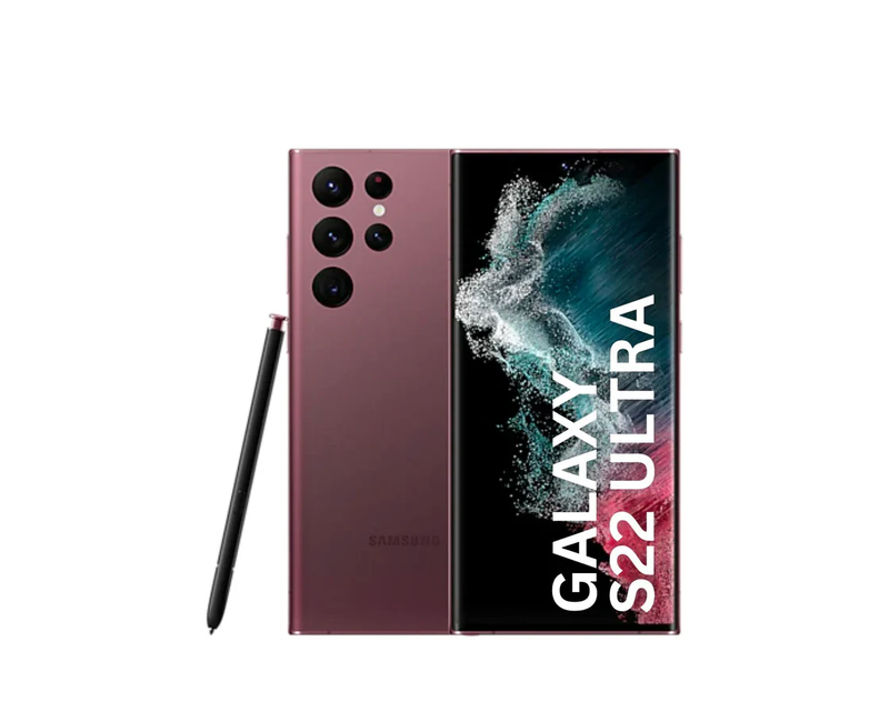 Samsung Galaxy S22 Ultra Non-Active – 6.8" Dynamic AMOLED 2X, 12GB RAM, 256GB Storage, 5000mAh Battery, 108MP Rear Camera, S Pen Support, Dual SIM