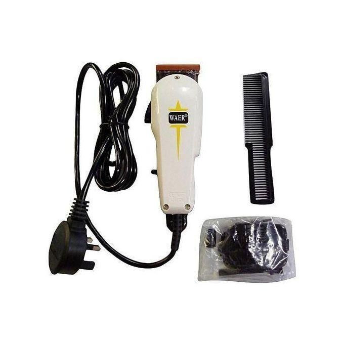 Professional Hair Clipper Shaving Machine -White  Waer