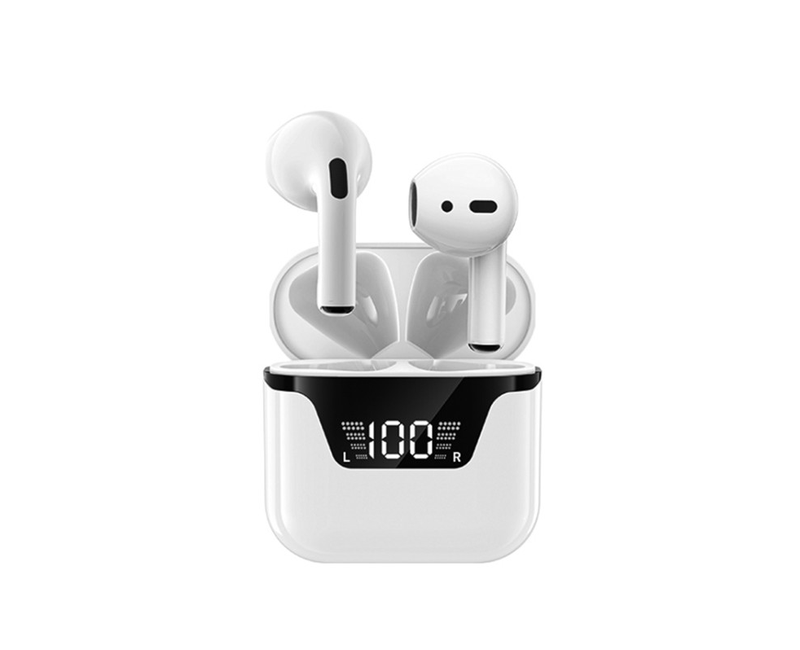 flame earbuds white