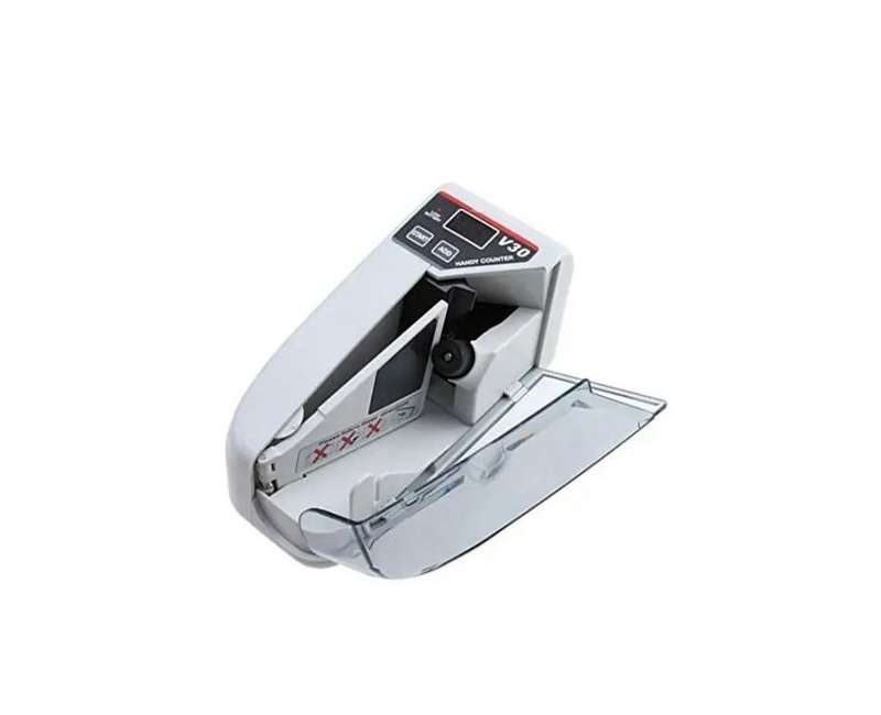 Portable V30 Mini Money Counting Machine Handy Counter-White
