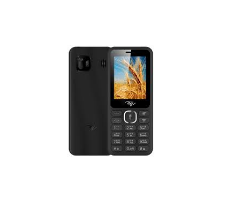 Itel IT5027, 2.4" Display, Dual SIM, Wireless FM, 1200mAh Battery, Torch – Black