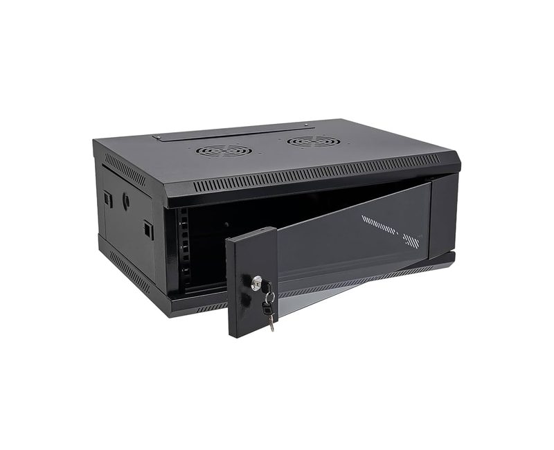 AICO RACK 4U 530X350 WALL MOUNT - Black