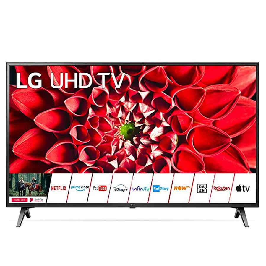 70 LG UHD 4k Television Black
