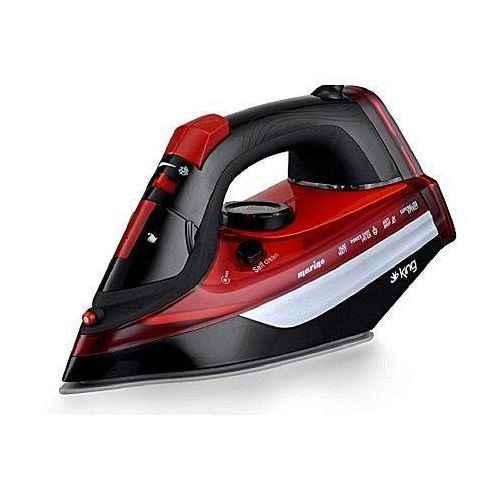 Steam Iron With Ceramic Sole Plate And Anti-Drip Function-Multicolour