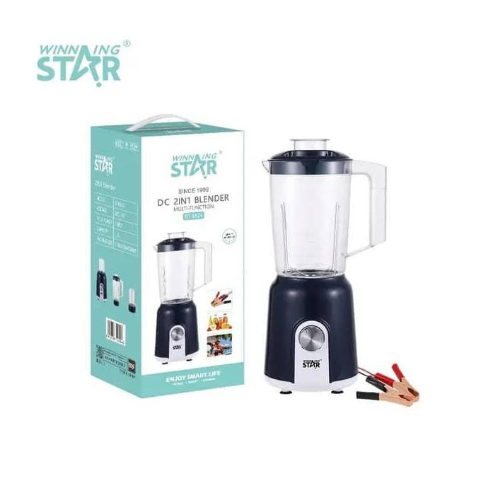 DC power 2 in 1 Original Kitchen Application ST-5524 Multifunction Juicer Blender And Mixer- Black Winningstar