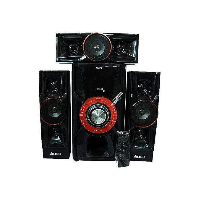 AILIPU 3.1 Bluetooth Sub Woofer - Black, Red