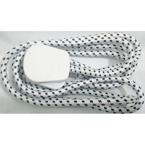 Universal Replacement 2.5m Dry Iron Lead Cable - White