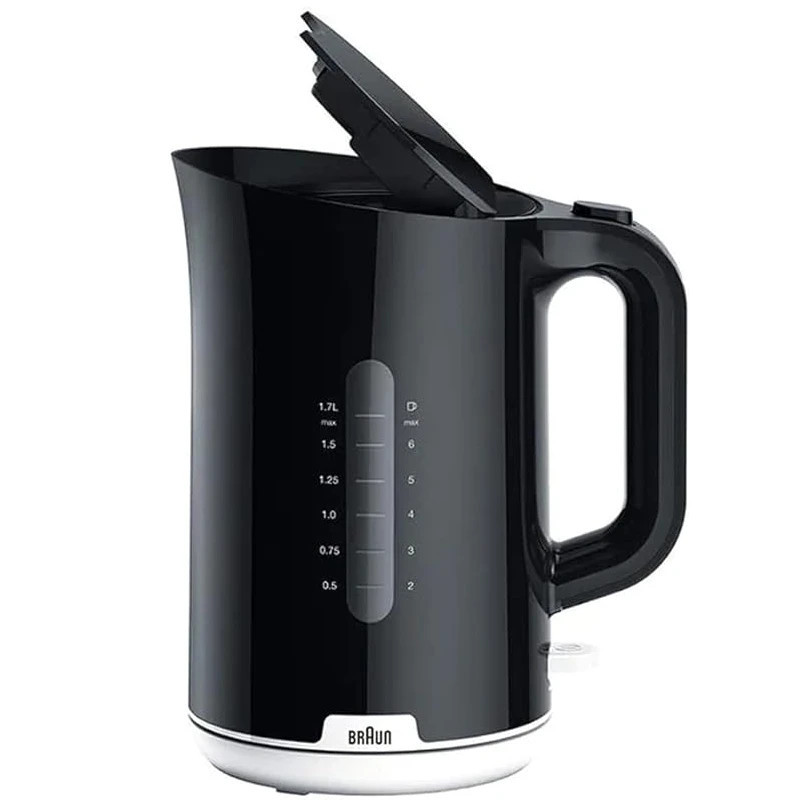 Braun plastic kettle 1.7L Plastic Cordless |Concealed 2200W - WK1100BK