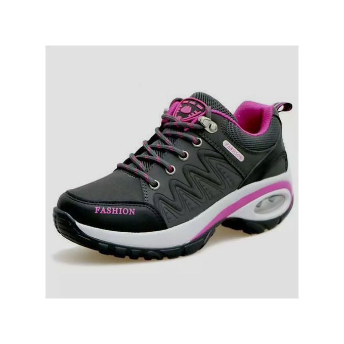 Fashion 2019 Sneakers For Ladies - Grey,Pink