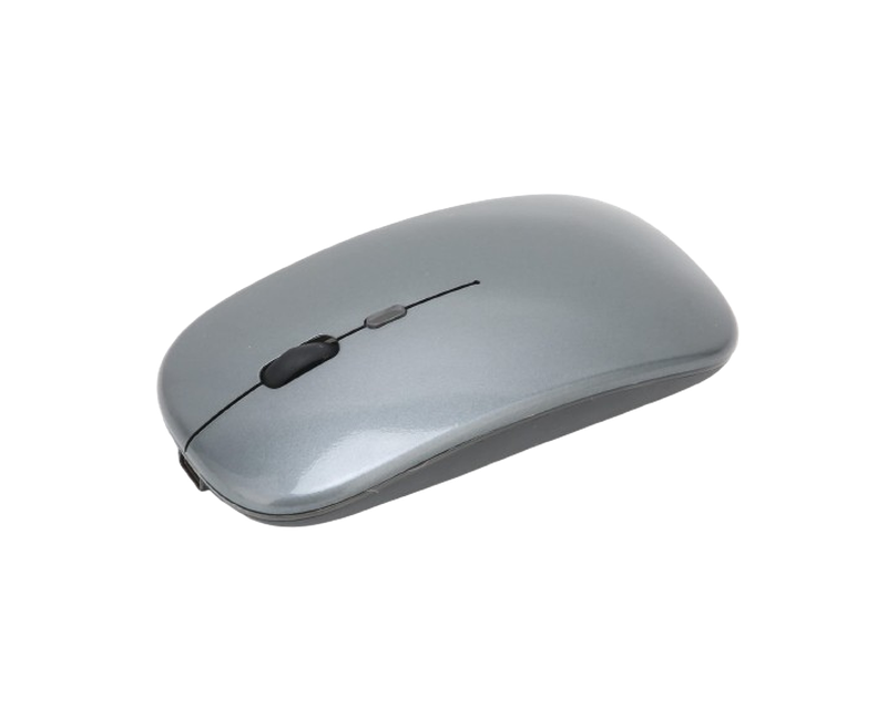 Tecsa Bluetooth Wireless Mouse, Dual Mode Slim Rechargeable Wireless Mouse Silent Cordless Mouse with Bluetooth 4.0 and 2.4G Wireless, Compatible with Laptop, PC, Windows Mac Android OS Tablet (Black)