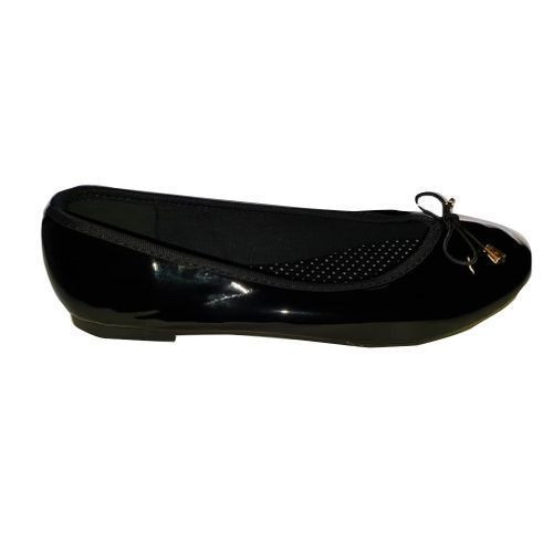 Slip On Ballerina Shoes - Black