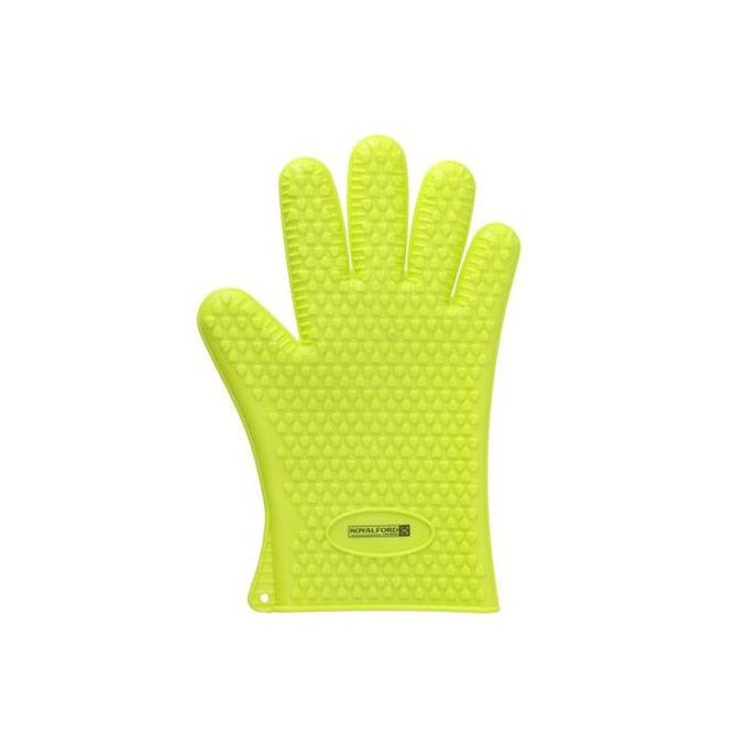 2Pc Oven Mitt Food Grade Silicon Textured Non-Slip Surface Water-Proof And Steam-Resistant Protection- Green.