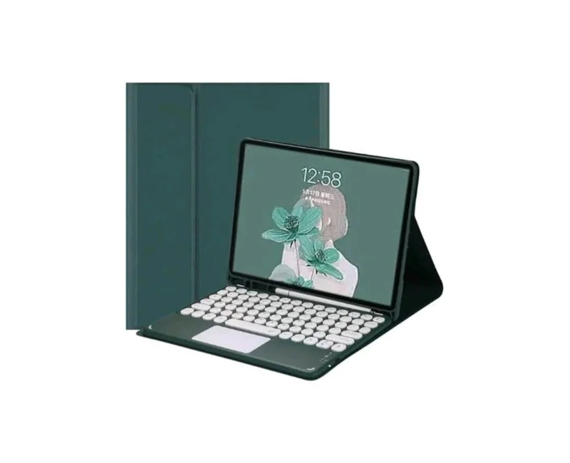 Notebook Boom 10.1 Inches Android 12 Tablet PC - 512GB Storage 8GB RAM Android Tablet With Leather Case Airpods, Watch And Keyboard - Multicolor Educational Tablets