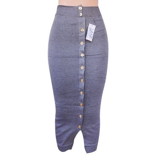 Women's Sweater Skirt - Grey