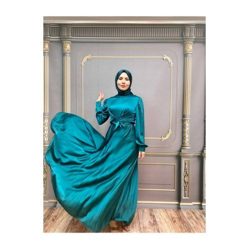 Ladies Hijab Dress - Green