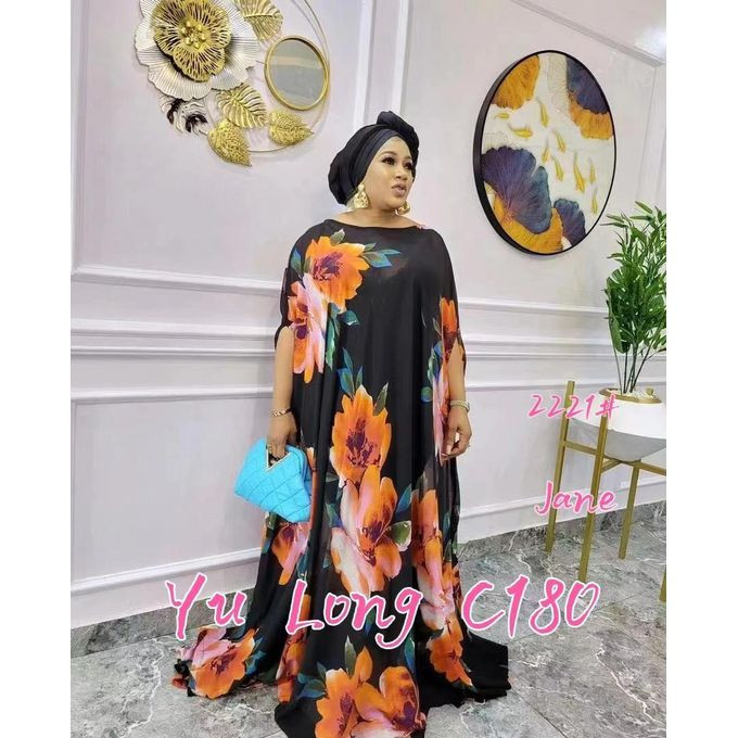 Ladies Casual Kaftern- Black