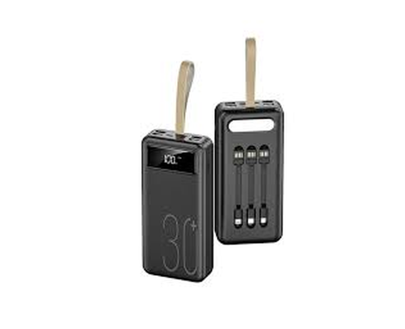 EXCELENT 30, 000mAh 4 cables +LED BLG LIGHT Small each