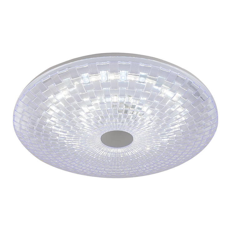 CEILING LAMP LED 2*24W 400MM TRANSPARENT KD 1921-WH