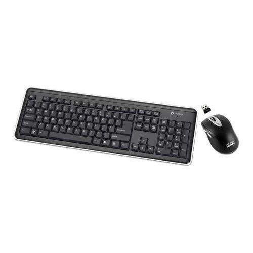 Wireless Keyboard and Mouse Kit - Black