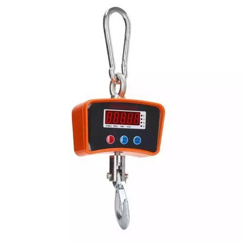 500 Kgs Cast Iron Weighing Scale With Clear Digital Screen-Orange Blue