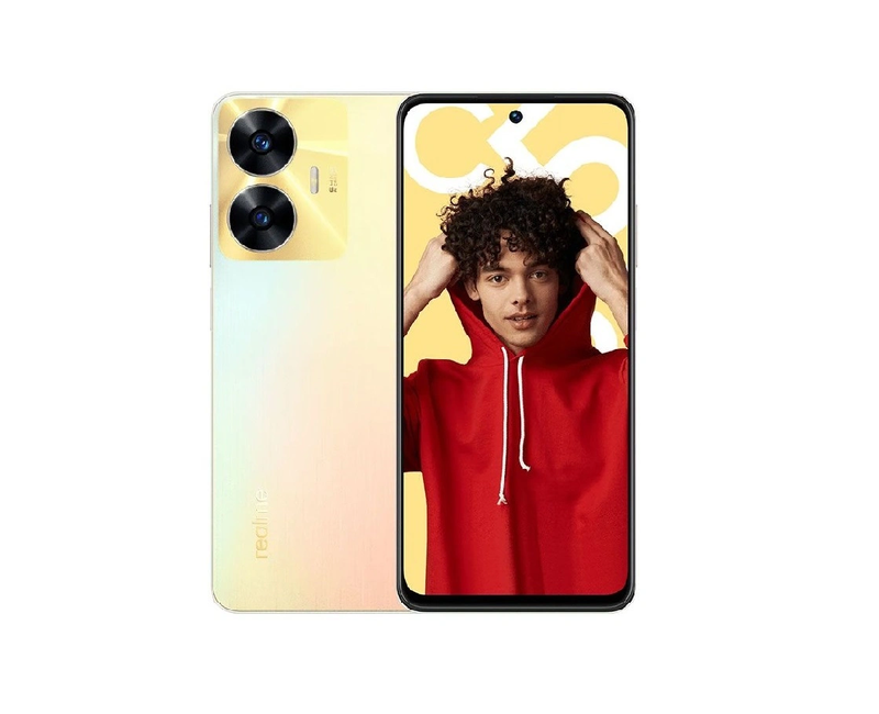 Realme C55 – 64MP AI Dual Camera – 256GB Storage – 8GB RAM – 6.72" FHD+ Display – MediaTek Helio G88 Octa-Core – 5000mAh Battery – Android 13 – 4G LTE – Black (Compact Box)