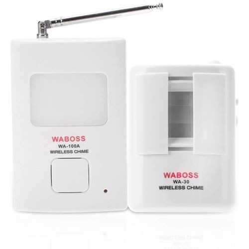 Motion Sensor Doorbell, Door Chime for Business Entry, Store Welcome Buzzer Monitor,Motion Sensor Detect Alarm, Caregiver Reminder for Elderly, Visitor Bell - 1 Receiver 1 Motion Sensor