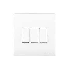 SR 3G 2W Switch White BIG BUTTON COMPLETE SR 5132-WH-TTCH-BR