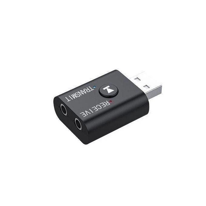 Bluetooth 5.0 Audio Receiver Transmitter 2 IN 1 RCA  USB - Black