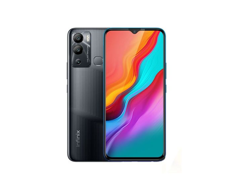 Infinix Hot 12i X665B, 6.6" HD+ IPS 60 Hz Display, 4 GB RAM (+3 GB via Extended RAM), 64 GB ROM, 13 MP Triple Cam, 8 MP Selfie, 5000 mAh Battery – Racing Black
