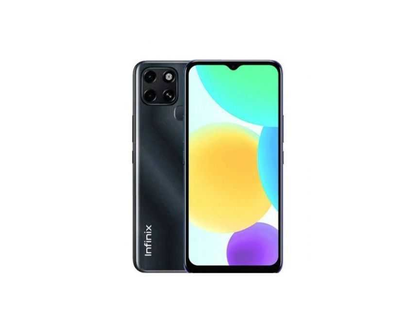 Infinix Smart 6 Plus X6511G, 6.6" HD+ IPS LCD, 2 GB RAM (+2 GB Virtual), 32 GB ROM, 8 MP Dual Rear Camera, 5 MP Selfie, 5000 mAh (10 W), Dual SIM – Black
