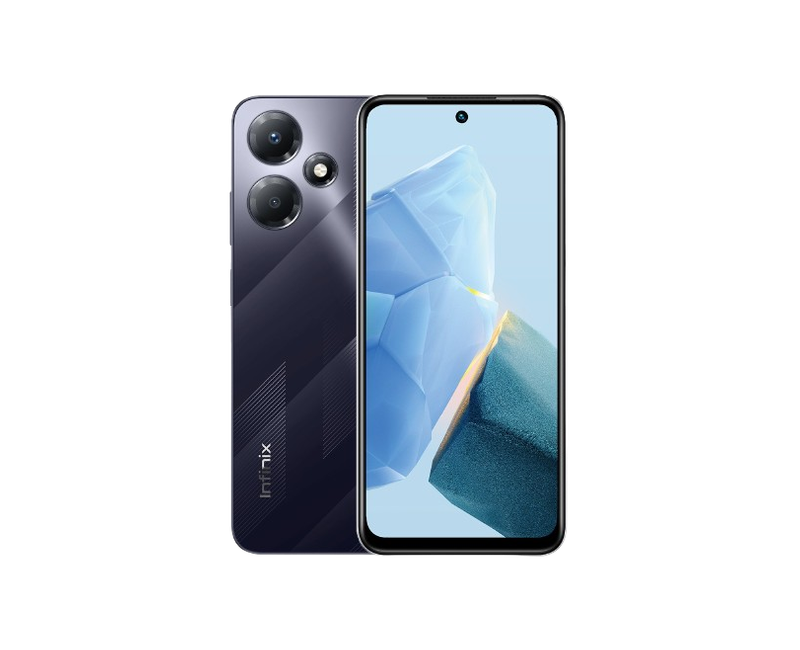 Infinix Hot 30 Play X6835B, 6.82″ HD+ 90 Hz IPS Display, 8 GB RAM (+8 GB Virtual), 128 GB ROM, 16 MP Dual Rear Camera, 8 MP Selfie, 6000 mAh (18 W Fast Charge) – Mirage Black