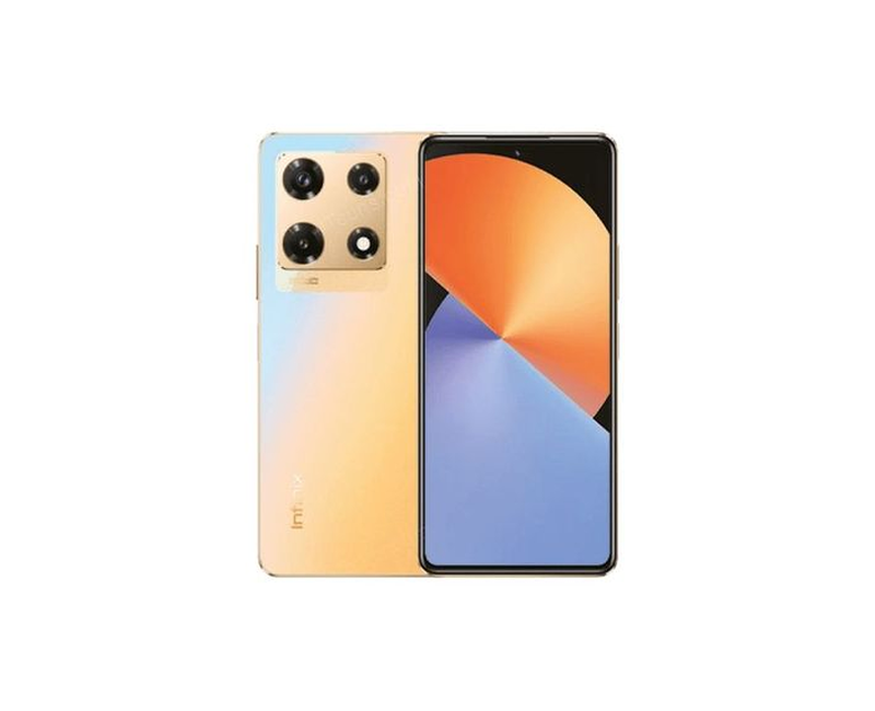 Infinix Note 30 VIP X6710, 6.67″ FHD+ AMOLED 120 Hz, 12 GB RAM (+9 GB Extended), 256 GB ROM, 108 MP Triple Camera, 32 MP Selfie, 5000 mAh (68W/50W Fast Charge), Dual SIM – Magic Gold