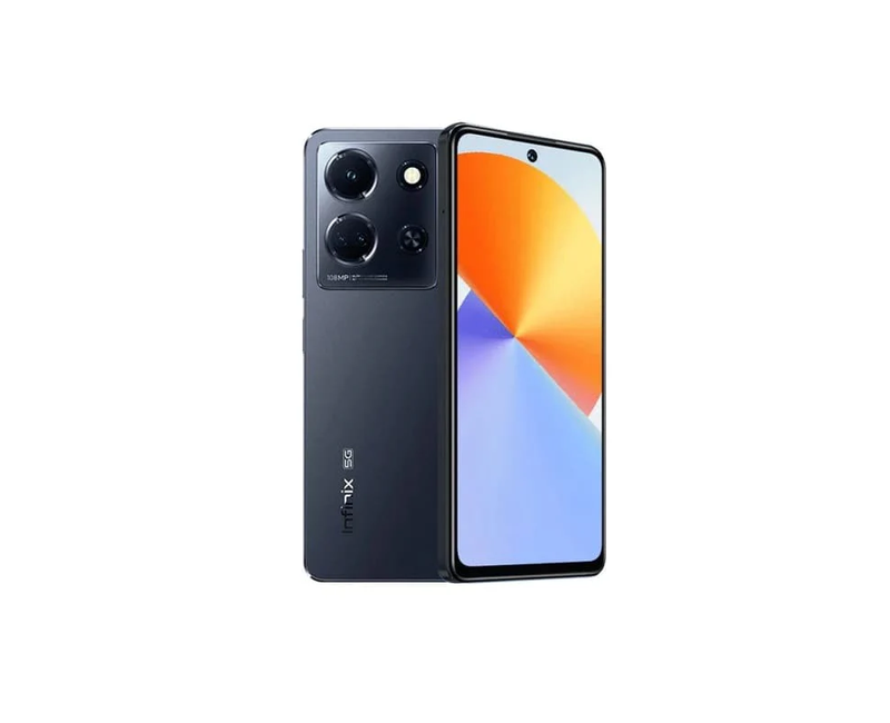 Infinix Note 30 X6716B, 6.78″ FHD+ AMOLED 120 Hz, 8 GB RAM (+8 GB Extended), 256 GB ROM, 64 MP Triple Rear Camera, 16 MP Selfie, 5000 mAh (45 W Fast Charge), Dual‑SIM – Obsidian Black
